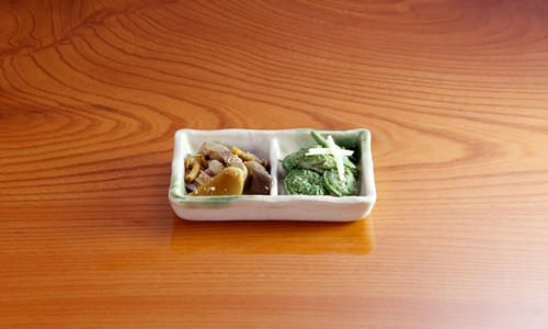 Sansai Dish (One Plate)　121 yen (Tax Included)